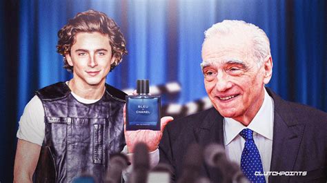 martin scorsese bleu de chanel|martin scorsese timothee chalamet.